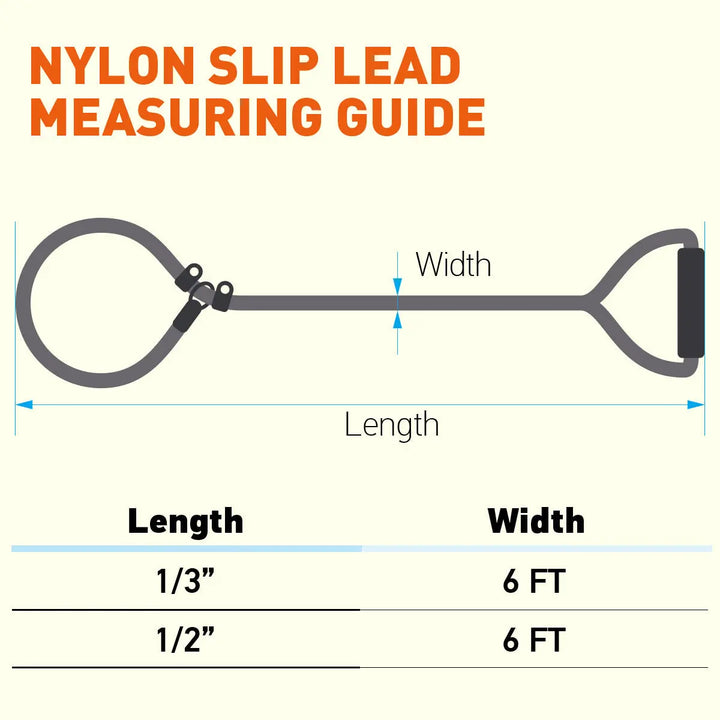 Round Nylon Slip Lead Dogline